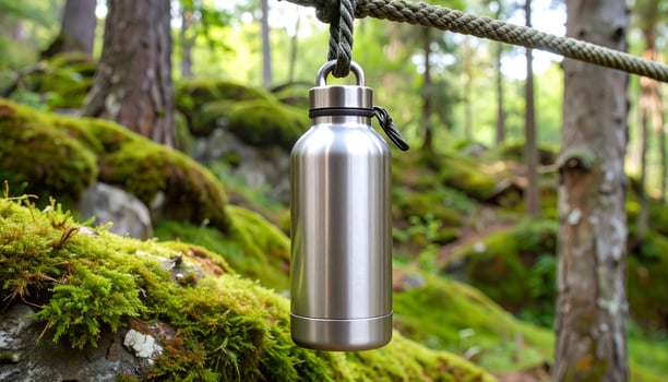 Grip Pattern Sports Bottle on photo