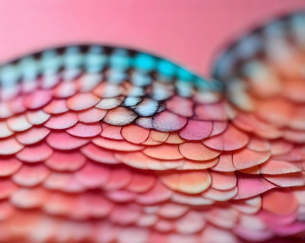 Pink Oyster Mushroom Cluster with Scale-Like Caps and Delicate Fringes photo