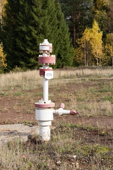 Oil and gas production equipment, mining. photo