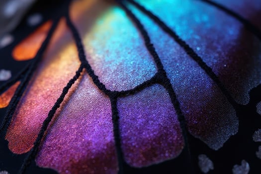 Iridescent Butterfly Wing photo
