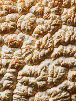 Close Up of Popcorn Texture, Detailed Food Photography. photo