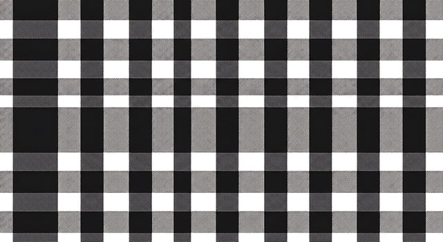 Black and white checkered fabric photo