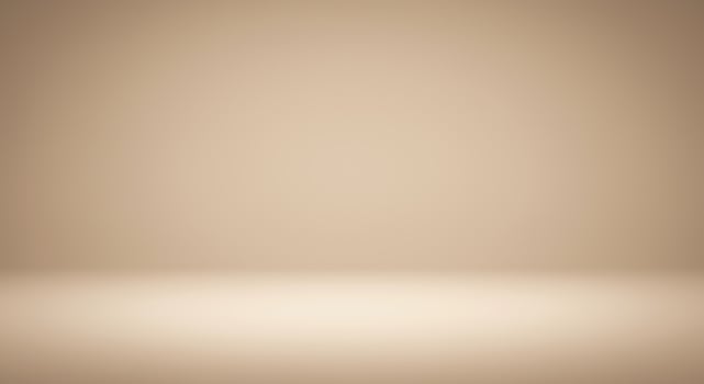 Empty room with beige background photo