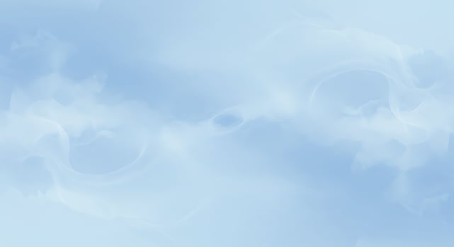 A blue sky with clouds and a white bird photo