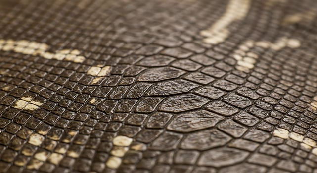 A close up of a snake skin photo