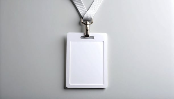 Event Pass Badge with Clip photo