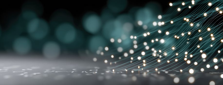 A close up of a fiber optic cable photo
