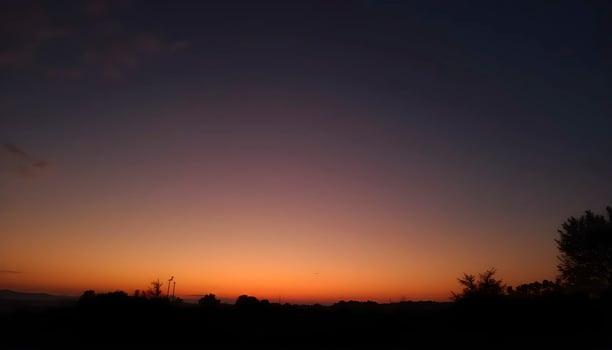 Twilight Gradient Sky Shot With Phone Camera photo