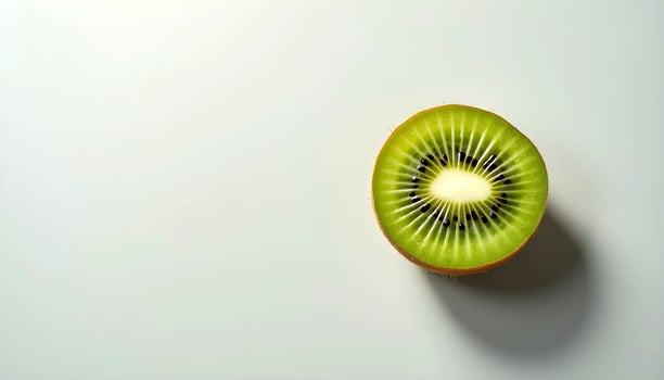 Kiwi Slice On Right Side Copy Space photo