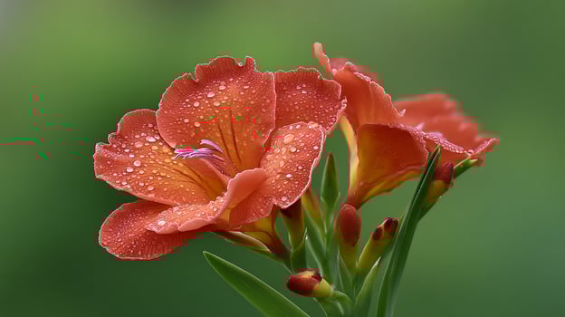 Blooming Flower with Natural Lighting, Flower Wallpaper photo