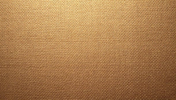 Close Up of Natural Brown Burlap Fabric Texture Background Material photo