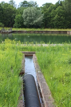 A Serene Waterway That Is Beautifully Surrounded by Lush Greenery and Stunning Reflections photo