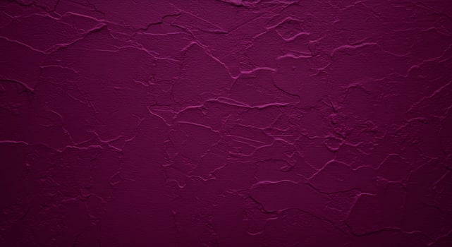 Detailed view of a dark purple rough stucco wall texture. Abstract background. photo