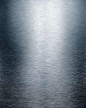 Brushed stainless steel surface with smooth, reflective finish, showcasing modern and sleek appearance. Ideal for various design applications and industrial uses photo