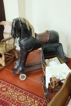 Beautiful Vintage Decorative Rocking Horse and Unique Antique Decor Items for Your Home photo
