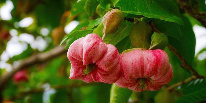 A captivating macro shot showcasing a vibrant pink flower with intricate details. photo