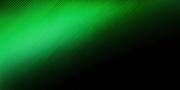 This abstract design features a gradient of green hues with a sleek, striped pattern. photo