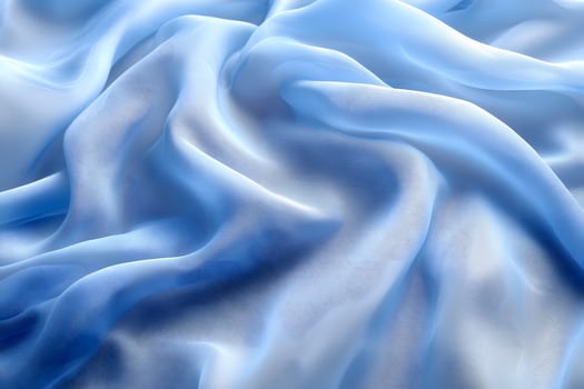 Elegant Blue Satin Fabric Texture for Luxurious Fashion and Interior Design Concepts photo