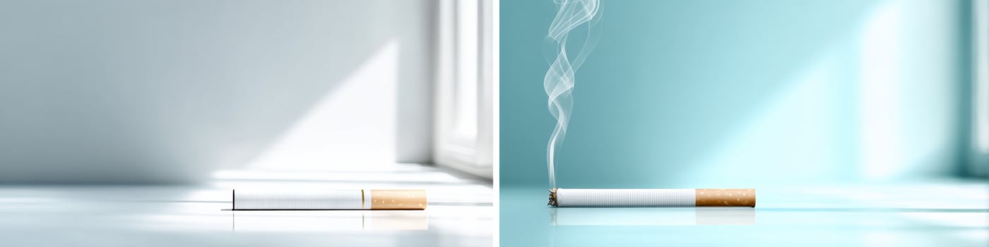 Transitioning from nicotine dependency to a smoke-free life with vivid representations and clear messaging photo