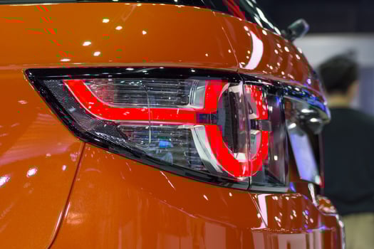 Car taillight or taillamp photo