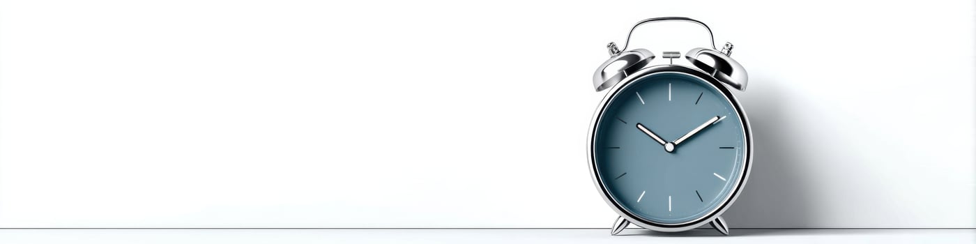 Modern talking clocks mockup featuring artistic graphics on white background for promotional needs photo