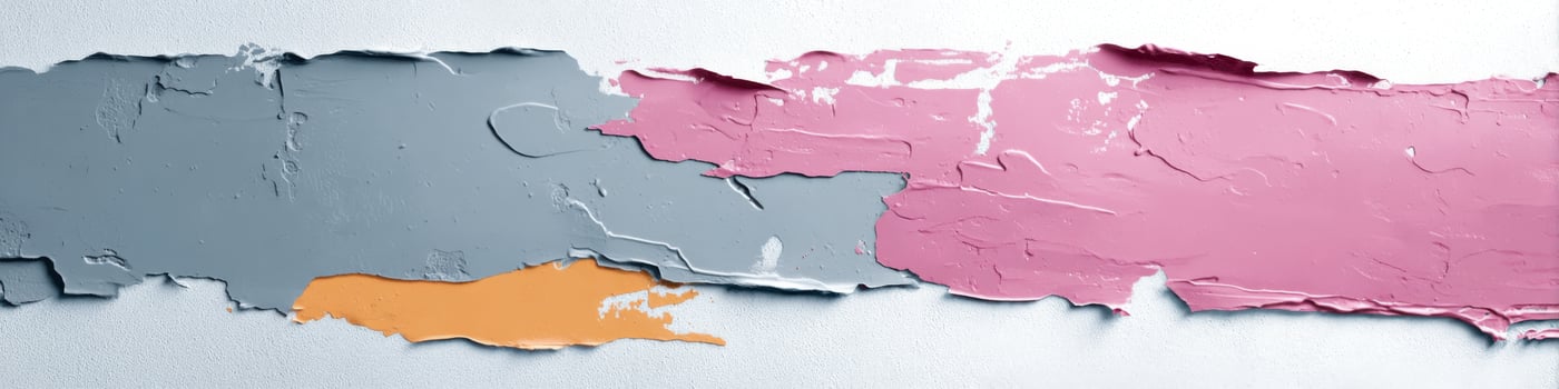 Chipped paint patterns in vibrant colors with central space for creative design photo
