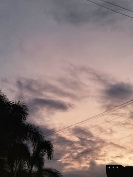 Beautiful dramatic scenic after sunset sky background after sunset photo