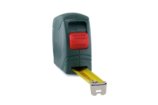 A close-up shot of a measuring tape, perfect for construction projects and DIY tasks. photo