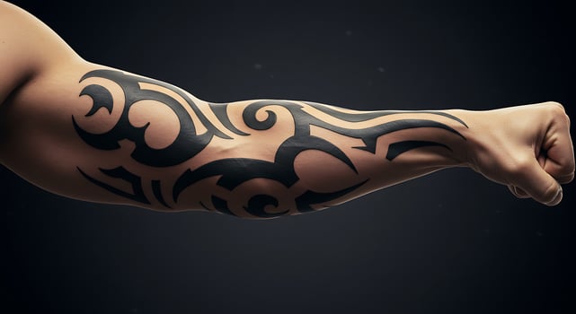 Arm tattoo design photo