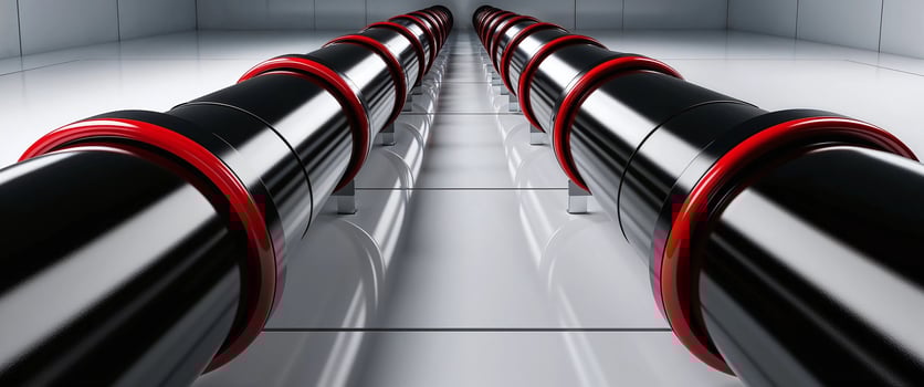A industrial pipelines. photo