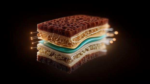 This Biocement bricks demonstrate advanced technology for eco-friendly construction. photo