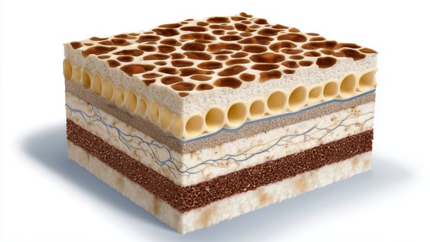 This Biocement bricks are being developed using ai technology for eco-friendly construction methods. photo