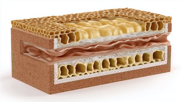 This Unique biocement bricks showcase a growing, eco-friendly material ideal for construction. photo