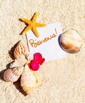 welcome on the beach photo