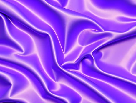 Vibrant Purple Silk Fabric Texture Luxurious Draped Satin Background photo