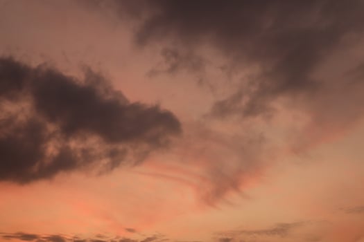 morning cloudy sky from dark to light, beautiful photo