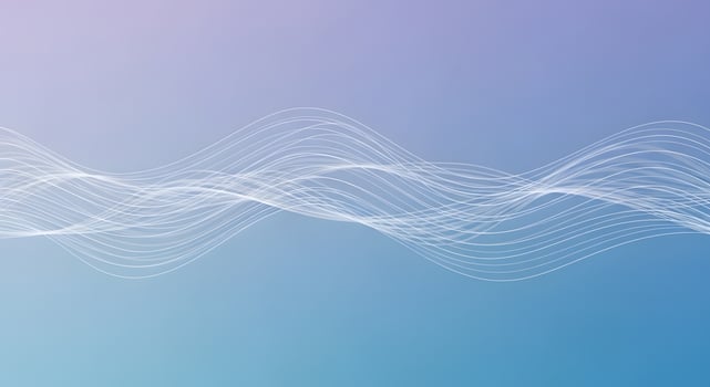 A blue and white background with a wave pattern photo