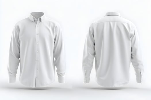 White shirt mockup template photo