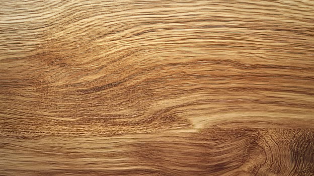 Warm brown oak wood grain displays intricate patterns and natural beauty in a rustic wooden surface panel. photo
