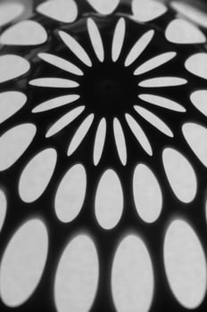 Silicon Structure With Stretched Smooth Holes Texture Background photo
