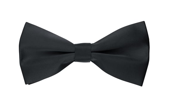 Black bow tie photo