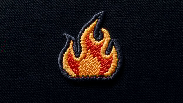 embroidered fire patch badge photo