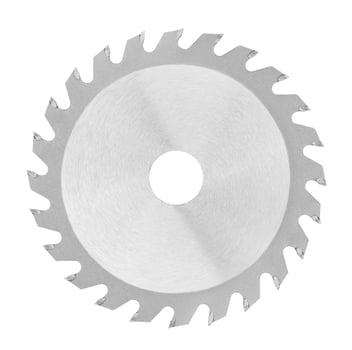 Circular saw on white photo