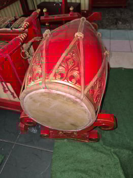 Kendang or Gendang are traditional Javanese musical instruments or Gamelan. photo