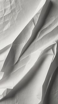 Realistic white paper texture with natural shaded folds, creating the illusion of handmade. photo
