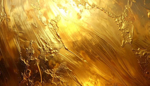 Textured golden surface with a sleek gold pattern backdrop photo