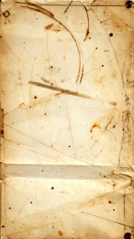 Vintage distressed paper with an aged, weathered texture background photo