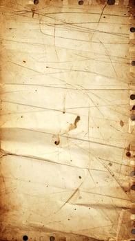 Vintage-style aged paper with a worn, distressed texture as a background photo