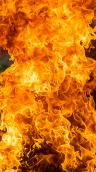 Close-up of blazing flames as the background photo