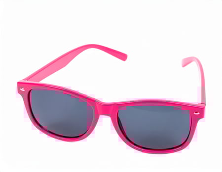 Vivid tinted sunglasses set against a white backdrop, perfect for summer getaways photo